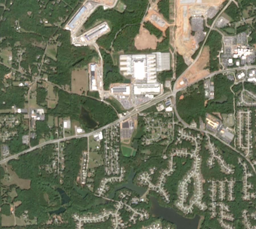 Satellite view of the campus, Oct. 7, 2026