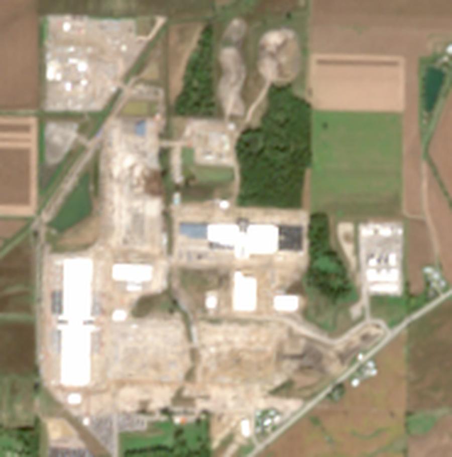 Satellite view of the campus, Oct. 5, 2026