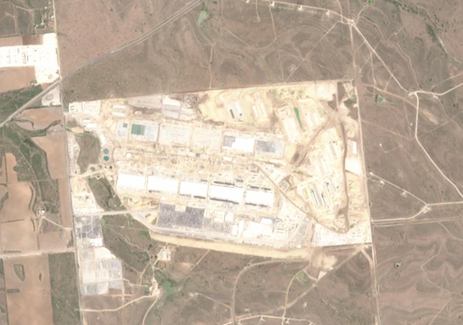 Satellite view of the campus, Oct. 8, 2026
