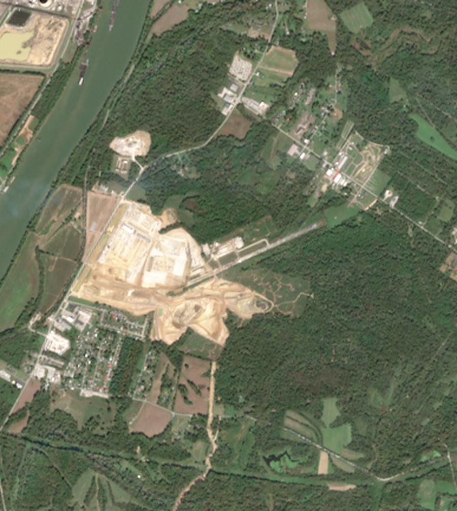 Satellite view of the campus, Oct. 7, 2026